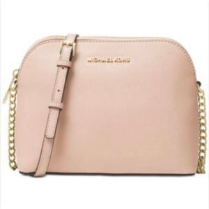 MICHAEL KORS Cindy Dome Saffiano Leather Crossbody Bag